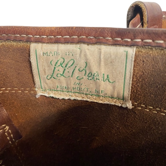 LL Bean Maine Hunting Shoe 12 Inch Mens 9 Womens 10 Pac Boot VTG Leather Tall - Picture 6 of 9